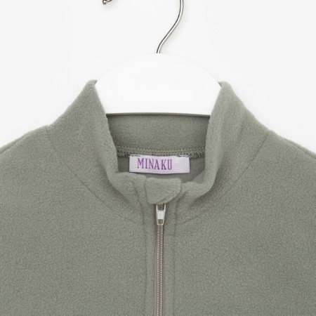 Jumper children's minku olive color, size 122-8