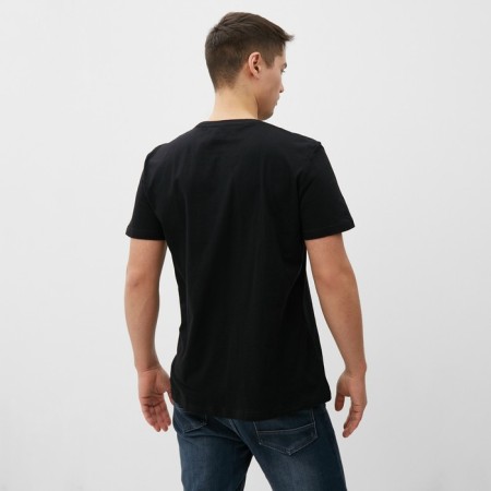 T -shirt male, black color, size 52-4