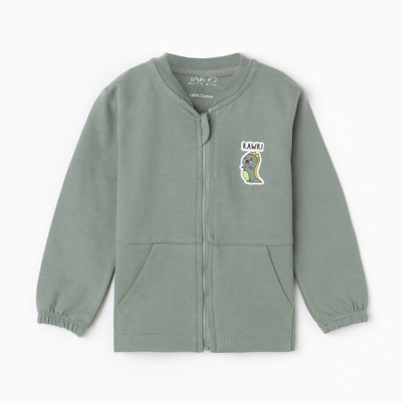 Jumper for a boy, Khaki color, height 92, 24 months