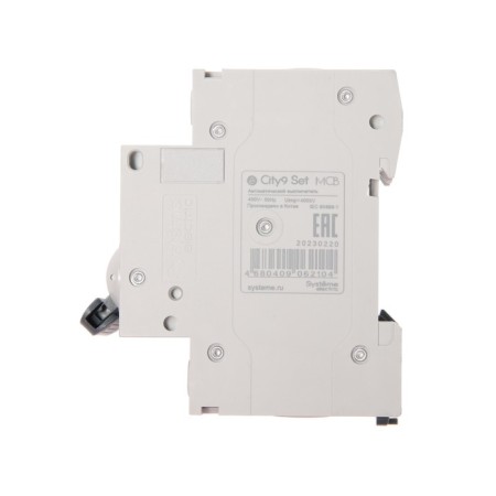 The circuit breaker SE City9 SET, C, 6 A, 2P, 4.5 KA, 230 V-3