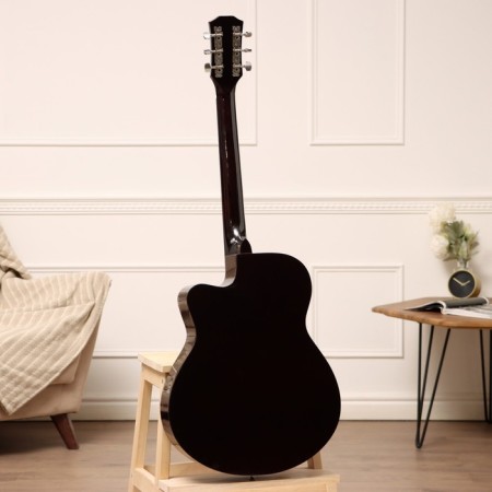 Acoustic guitar Music Life QD-H40Q-HW, purple-4