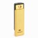 Electronic lighter, USB, spiral, flashlight, 2.5 x 7.5 cm, yellow