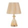 Board lamp with a backlight "Yana" 1x60W E27 gold 25x25x43 cm Risalux