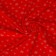 Board of velor on a red background, white snowflakes, 100 × 180 cm