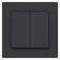 Switch SE AtlasDesign, 10 A, 2 keys, assembly, CC. 5, carbon color