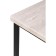 Haric loft Metal/MDF stool, black/Philadelphia Gray 34x34x61 cm