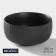 Porcelain bowl Magistro line, 850 ml, d = 15 cm, black color