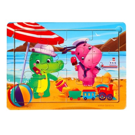 Puzzle "Great rest", 15 x 11 cm-2
