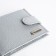 Women's wallet on the button, Textura, color gray color