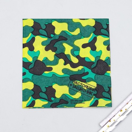 Napkins "Real Defender", 25x25 cm, set 20 pcs.-4