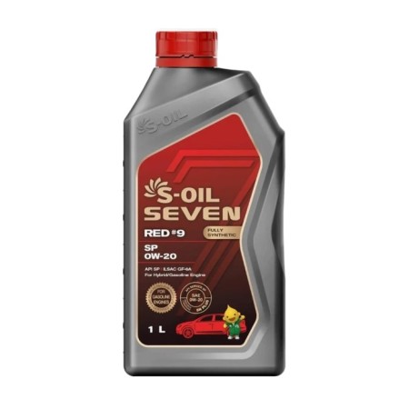 Motor oil S-Oil Red #9, 0W-20, SP, synthetic, 1 liter