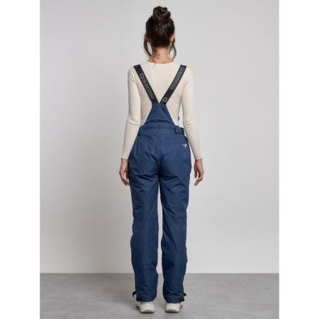 Semi-combinezone ski insulated female winter, size 50, dark blue color-3