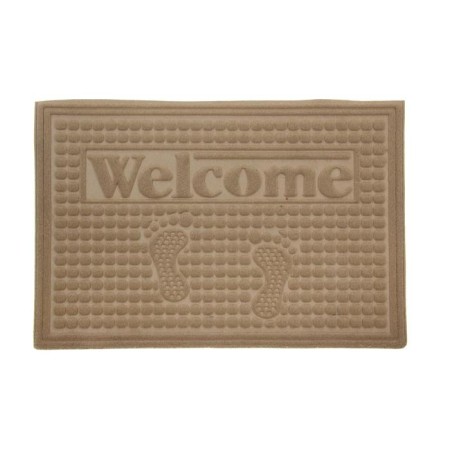 Walker -shaped mature rug without edging the “Welcome Figure”, 40 × 60 cm, color mix-6