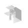 Corner Connector for the Technical TRA004Cl-21W, 8.9x8.9x8 cm, white color.