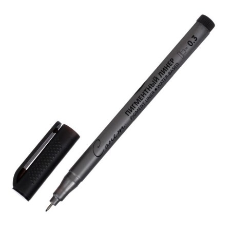 Capillary pen for drawing ZHK "Sonnet" Liner 0.3 mm, black, 2341646