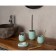 Lina soap dish, turquoise color