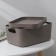 Storage box with the infinity lid, 20 × 29 × 14.5 cm, 6.2 l, the color is French gray color