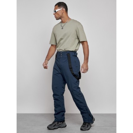 Semi-combinezone ski insulated male winter, size 52, dark blue color-17