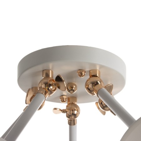 SELENA CHANGURE 5HA27 40W white-gold 54x54x25 cm-6