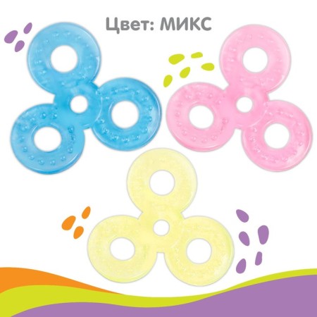 Silicone teether "spinner", color mix, crush me-2