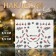 Nail stickers 6.5*5.5 cm Merry Christmas SQ058 red/black/white substrate QF