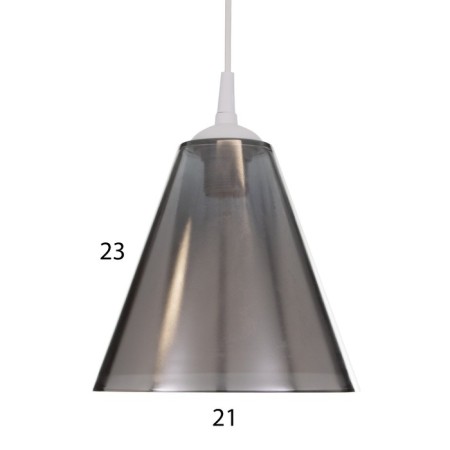 Lamp Bayerlux Amir 1he27 White/silver 23x23x21cm-5