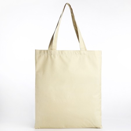 Textile choper with embroidery "Cube", 40x35 cm, beige color-8