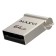 USB flash drive 64 GB MaxVi MM Metallic Silver Mini, metal / FD64GBUSB20C10MMM