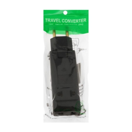 The tee is flat, rotary, 4 outlets, 10a, without salary, black-4