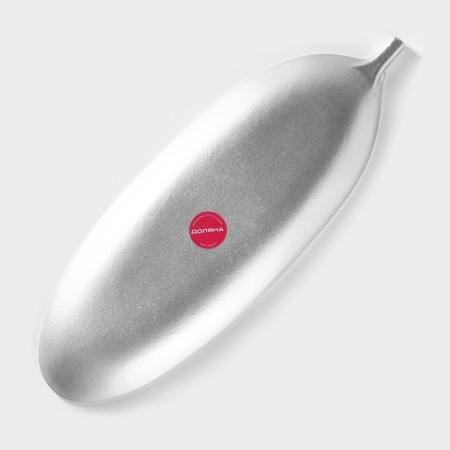 Daille of Dilan's fruit "Tropical leaf", 40.5 × 14.5 cm, silver color-4