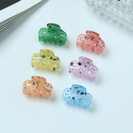 Hair crab "Avery" (set 6 pcs) Geometry, 2.5 cm, mix-1