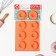 The form for baking the share “Sweets. Polo with sesame seeds”, silicone, 28.5 × 17 cm, 8 cells (D = 6.3 cm), Mix color
