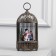 LED figure “Lantern with children and snowman” 13 × 25.5 × 8 cm, plastic, AAX3 batteries (not complete), USB, glow warm white
