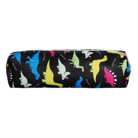School Penal on the zipper Calligrata "Dinosaurs", black-2