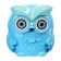 Mechanical sharpener with the container owl blue
