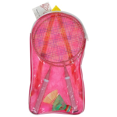 ONLYTOP Badminton Set: 2 rackets, 2 streams, ball, color mix-6