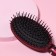 Comb massage, rubberized pen, 7 × 24 cm, purple color