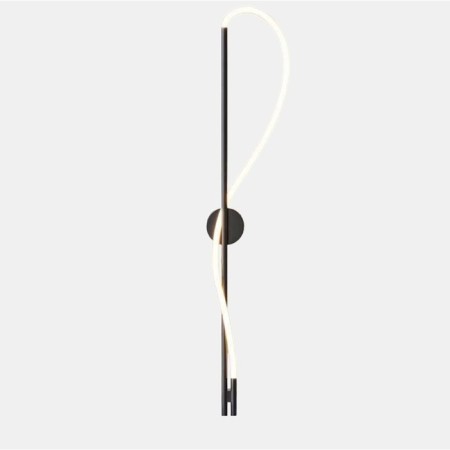 Bra Gerhort G61350/1WBK, 1xLED, 80x15x18 cm, black color