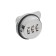 Codle Castle Tundra, for a mailbox, chrome color, length of the threaded part of 20 mm