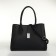 Women's bag with lightning, textura, average size, black color
