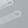 Silicone overlays for shoulders, anti -slip, set 10 pcs, 10 × 2.2 cm, white color