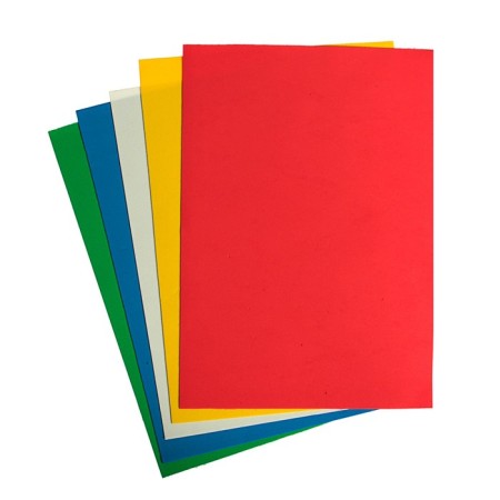 Foamiran color, A4 set, 1 mm, Devente, 5 sheets x 5 colors-1