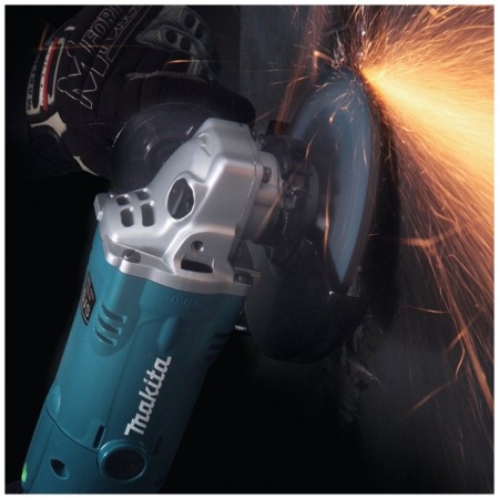 Corner grinder Makita GA5021C, 1450 W, 125 mm, 10,000 rpm, electronic stabilization 1074308-1