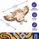 Wooden designer Drovo "Owl Uh"