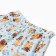 Female home set (T -shirt, shorts) "MOPS", white/blue color, size 50