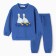 Costume (jumper, trousers) KAFTAN GUSSI p. 36 (134-140), blue