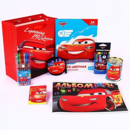 Gift set for a boy, 8 items, cars-15