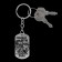 Key keychain token "The best", 9.5 x 2.7 cm