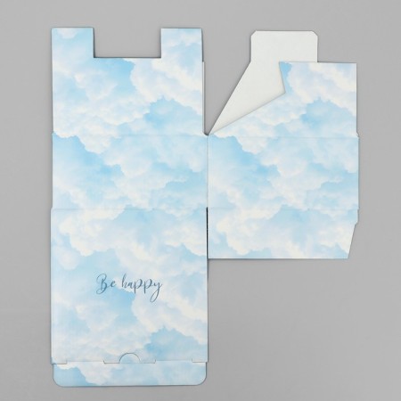 Gift folding box, packaging, "Happiness", 15 x 15 x 7 cm-6