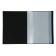 Folder with 20 A4 inserts, 500 μm, calligrata, texture "sand", black